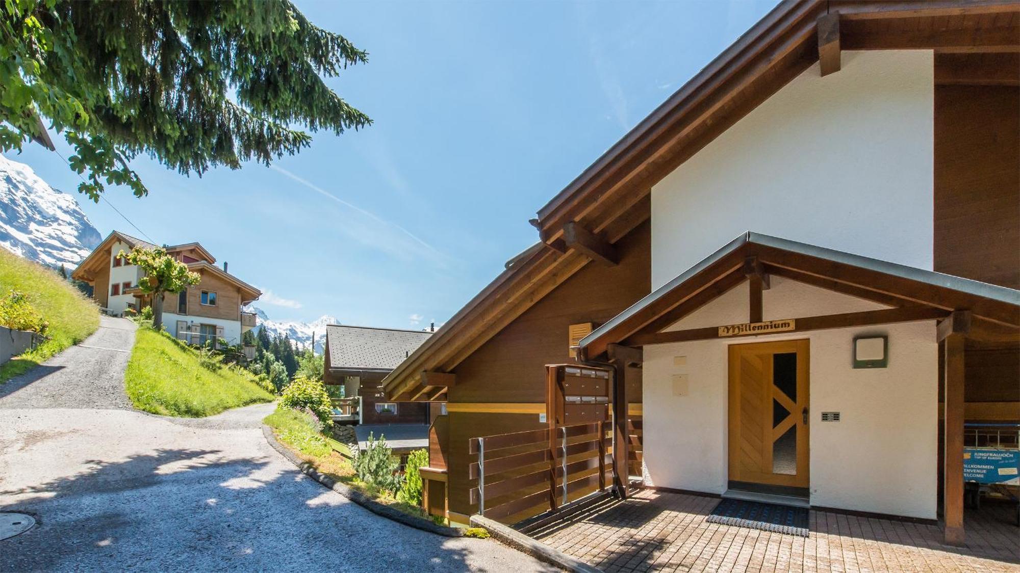 Chalet Millennium Apartment Wengen Exterior photo